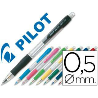 Portaminas de pilot con cuerpo transparente de diferentes colores. Con goma ow.ly/3yYynn