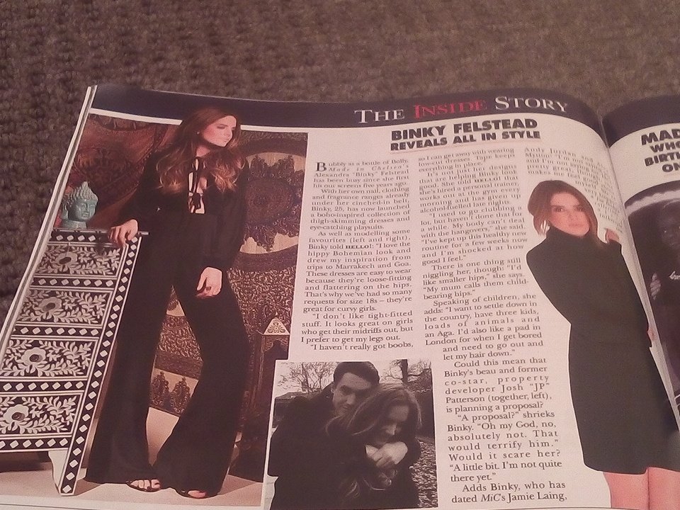finnellen85's tweet photo. @BinkyFelstead you  are in  #Hello Magazine 😍❤ https://t.co/QuBF3ly9AI