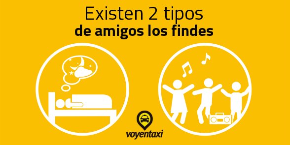 Este Carnaval que nada te impida salir. Utilizá nuestra app y a disfrutar!!! #VoyEnTaxi 🎉😄🚕