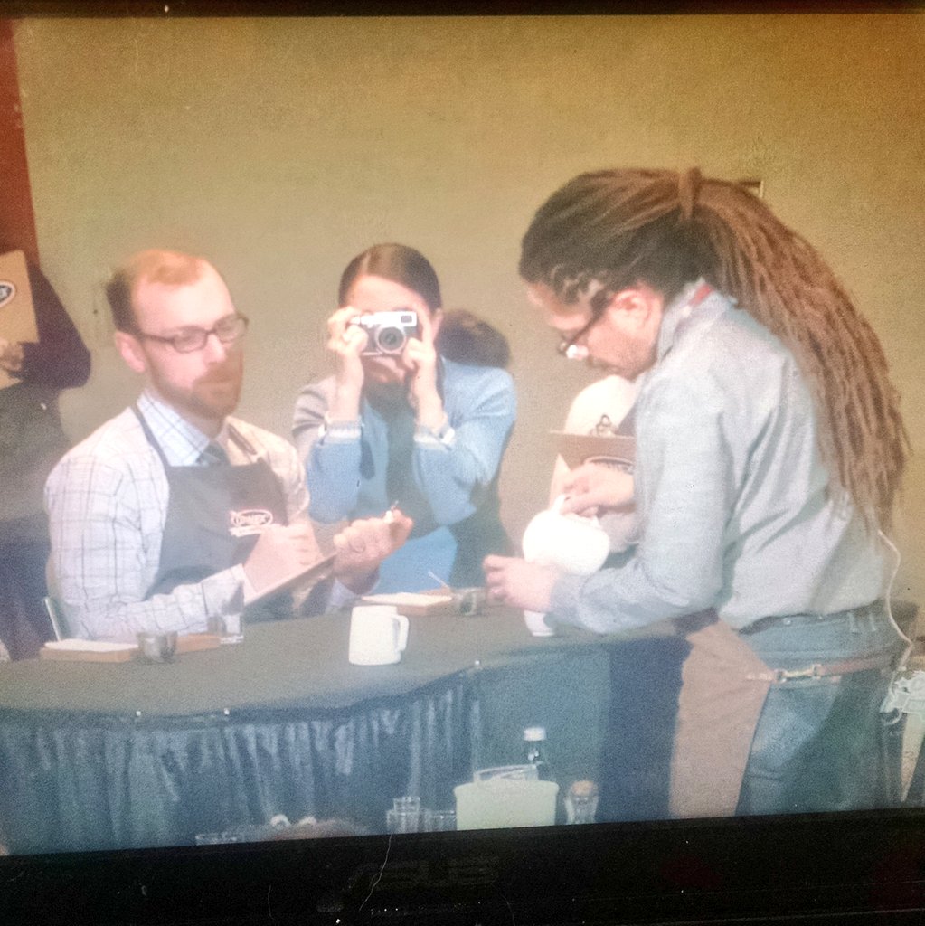 chefswild's tweet photo. A flawless #USCC2016 performance by @sexyfoam. Absolutely masterful. #baristarockstar @counter_culture https://t.co/hD6ns2cold