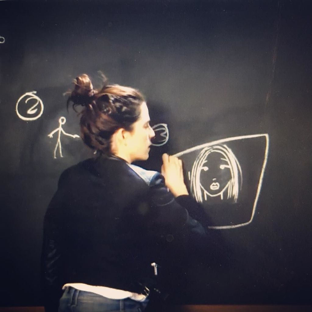 amyokuda's tweet photo. There I am in chalkboard form. Check out the season 2 recap https://t.co/Gc8eLkk4pW #HTGA… https://t.co/8p081fVeDV https://t.co/Jyp8bMrStY