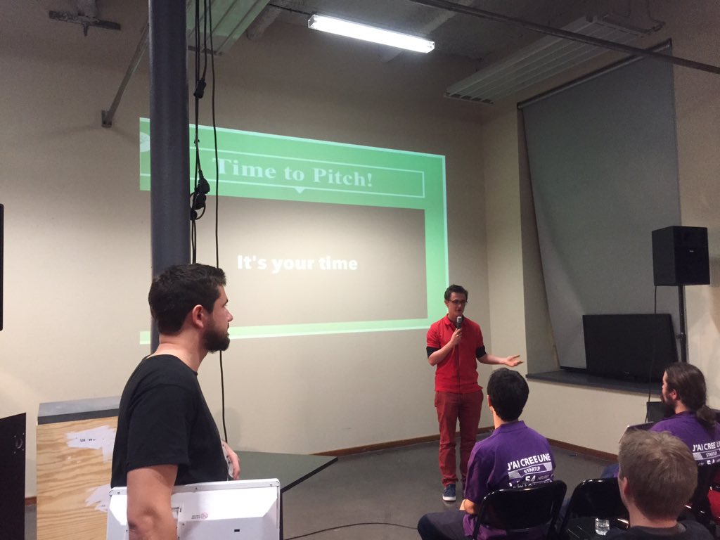 PetittTho's tweet photo. It's time to pitch !!! #SWLILLEmakers https://t.co/GYxk6fH7Z4