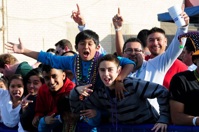 The biggest Mardi Gras Parade in DFW takes place in Oak Cliff at 2 p.m., Sun., Feb 7. MORE: mardigrasoakcliff.com/?page_id=63