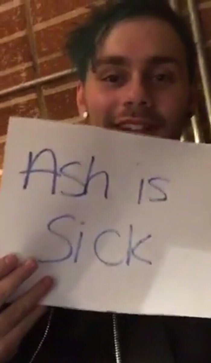 PalastiPetra's tweet photo. #AshIsSick https://t.co/YFimmkPLac