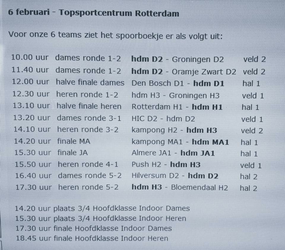 hdmtopjeugd's tweet photo. Voor @hdmonline ziet het spoorboekje er morgen zo uit! #LKZAAL16 @hdmMA1 @hdmJA1 @hdmheren1 @dames1hdm #zinin https://t.co/XSyXEEwOo6