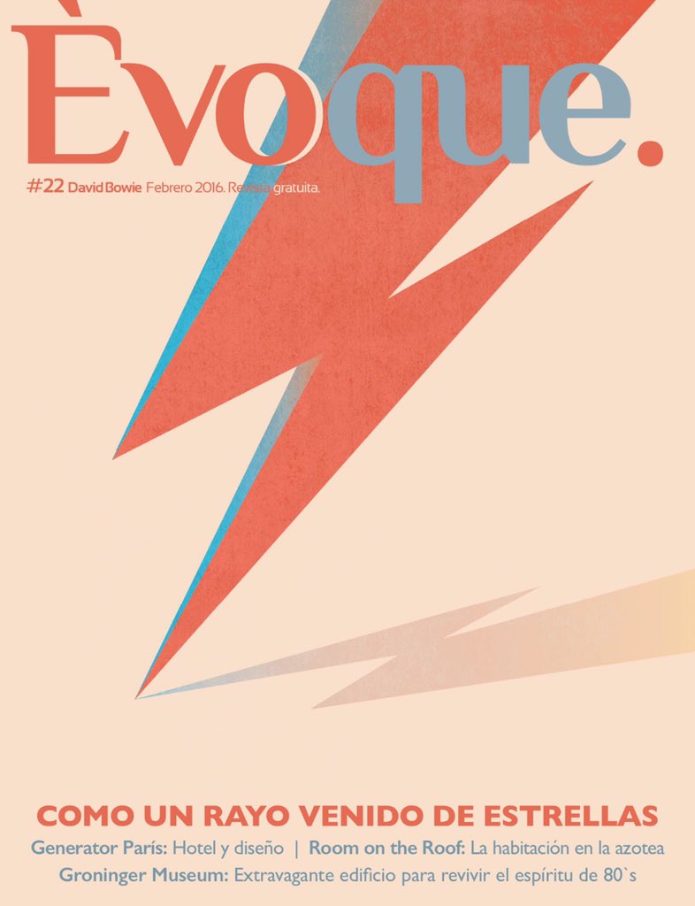 m_albarracing's tweet photo. En @Revistaevoque dedicamos la portada de febrero al genio #DavidBowie El hombre que vino de las estrellas By @DLCHA https://t.co/bADxxTldri