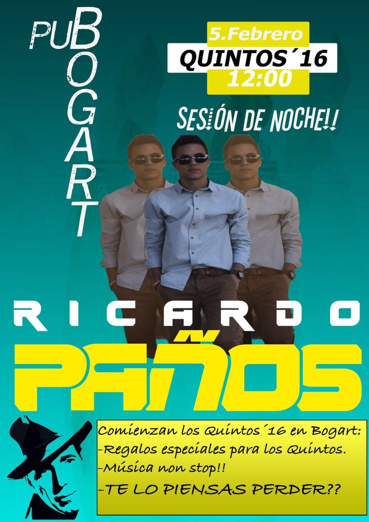 Esta noche nos acompaña <a href="/DjRicardoPanos/">Ricardo Paños</a>