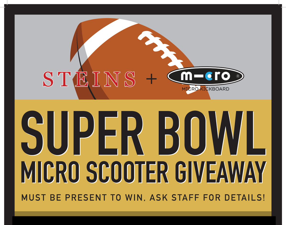 MicroKickboard's tweet photo. The @micro_truck will be at Steins in #SanFran on Sunday for a Super Bowl Scooter Giveaway! #microkb #rolltheworld https://t.co/k1nC6xC8JD