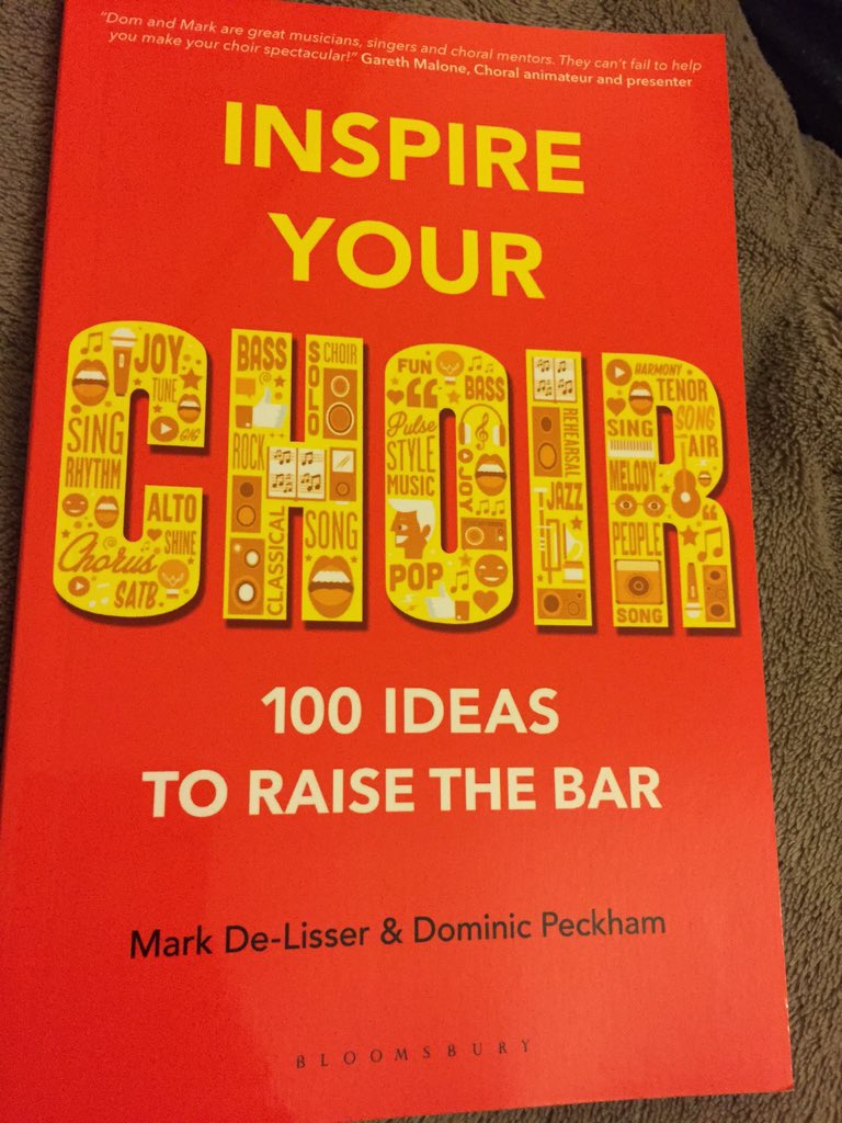 fozzyjev's tweet photo. @Londonacappella @DominicPeckham @MarkDelisser Look what arrived in the post! So inspired by your session last week https://t.co/tH0mrf9BV1