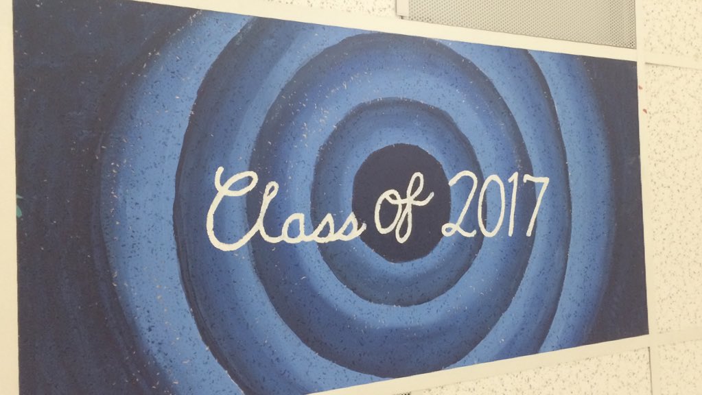 WCYearbookTweet's tweet photo. #OnceAtWC the junior ceiling tiles @bootz_byrd https://t.co/uGA0Qk52SY