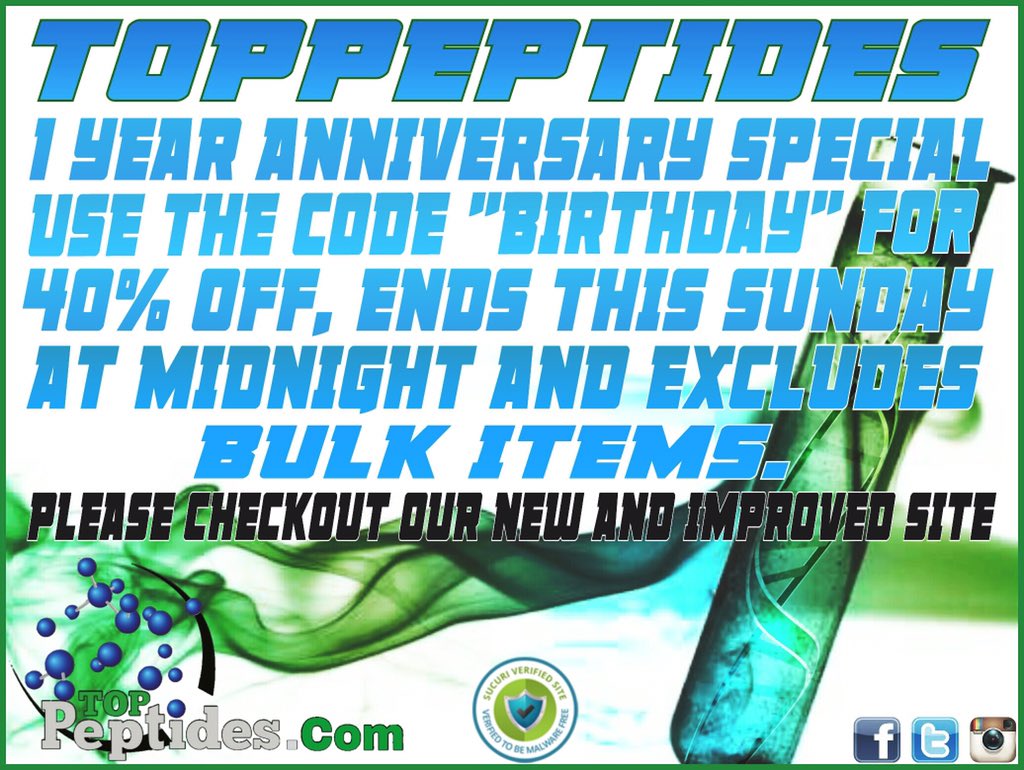Toppeptides's tweet image. Check out our Birthday sale. #fitfam #beach #tan #abs #gym #motivation #bodybuilding #grind #fit #workout #selfie