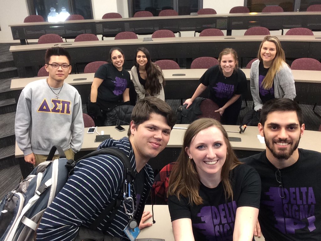 dspgammapi's tweet photo. Deltasigs at @sneier 's lecture on Tuesday! #brotherhood #deltasigmapi #business https://t.co/ZozYkqJCMX