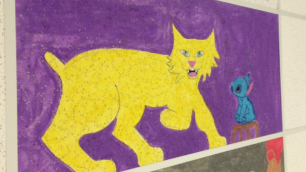 WCYearbookTweet's tweet photo. #OnceAtWC the sophomore ceiling tiles @bootz_byrd https://t.co/aLjxOU3PJY