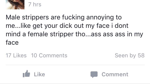 MimiStarr09's tweet photo. #malestrippers 😩 so true 😂 https://t.co/01gCzsoPha
