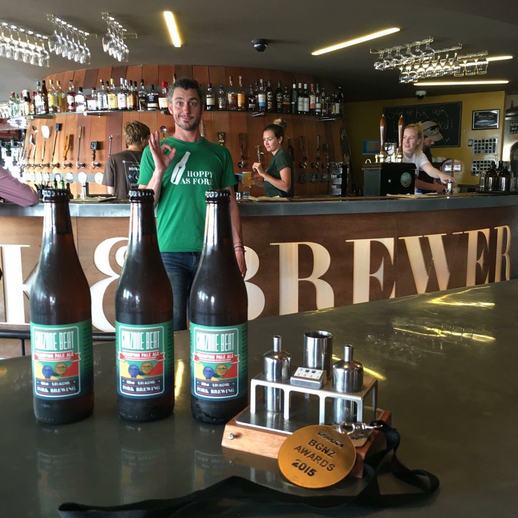 ForkandBrewer's tweet photo. We've sent bottles of #GodzoneBeat to all four corners of Godzone! Where to grab it: https://t.co/DazbEEl8B8 https://t.co/NcIWHazz7y