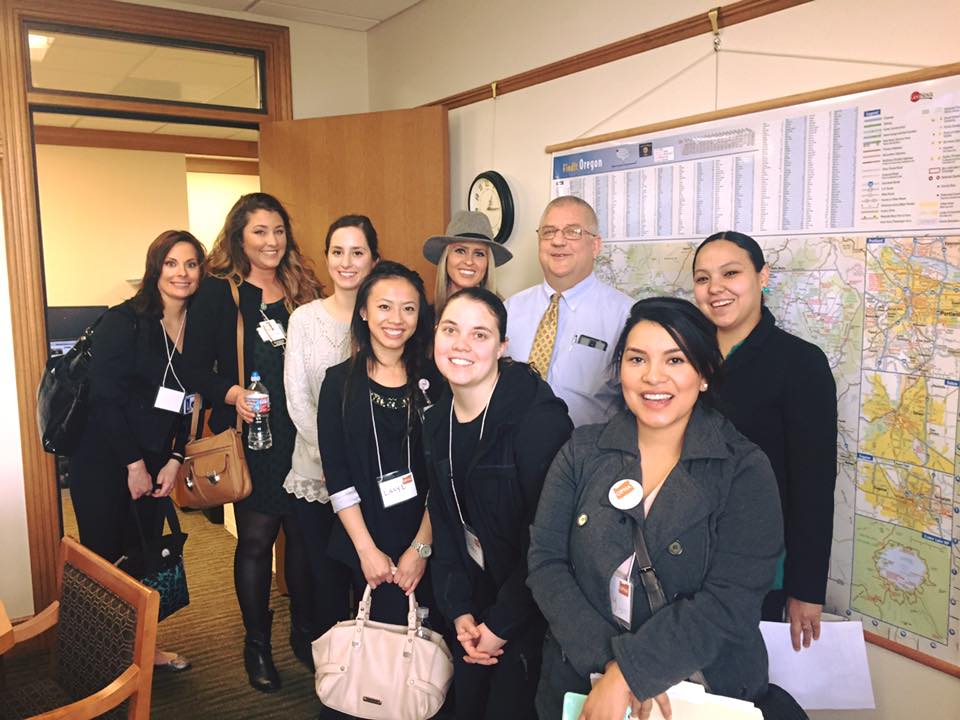 ORPublicHealth's tweet image. Thanks for your time! RT @RepNearman: Enjoyed meeting w/this group of nursing students representing #OPHACVD  #orleg