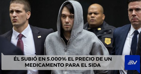 EcuavisaInforma's tweet photo. Martin Shkreli, el ejecutivo que subió en 5.000% el precio de un medicamento https://t.co/9tk4NRdiOm https://t.co/MNq9ZVnCEI