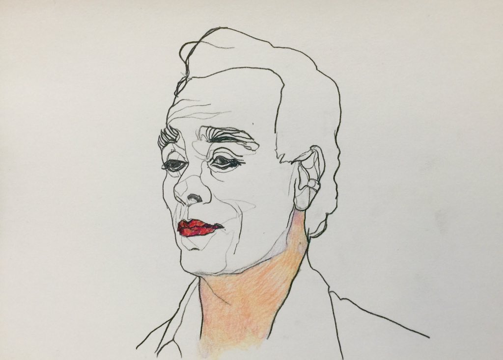 igby609's tweet photo. Ben (Blue Velvet, 1986) #blue_velvet #drawing #illustration #movie https://t.co/SNreJysiQv