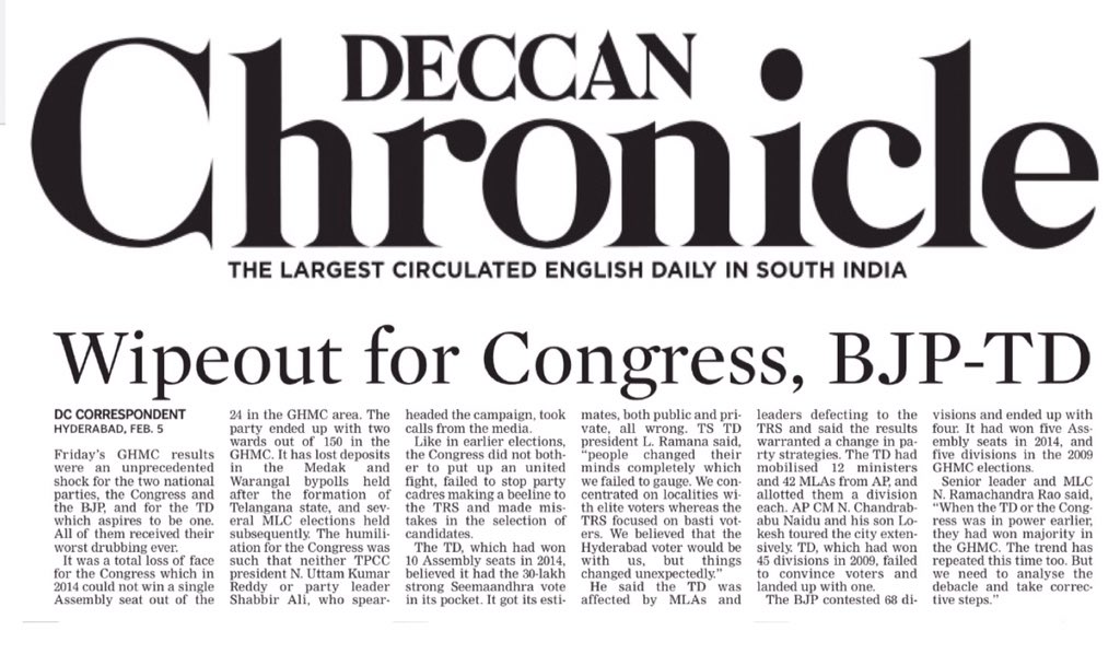 DrZakiurRahman's tweet photo. This is what Mr Akbaruddin Owaisi was saying ...
Wipeout for Congress, BJP-TD
@asadowaisi https://t.co/LGdXrQYjME