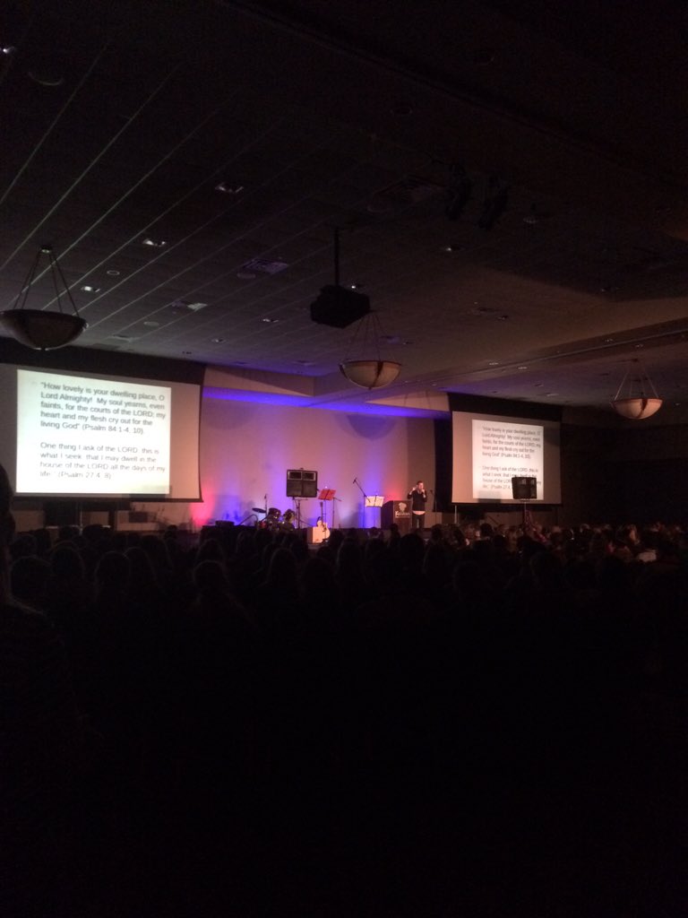 Sctt25H's tweet photo. @mattfaley opening #Frassati2016 with a keynote! https://t.co/I6ebelgFqS