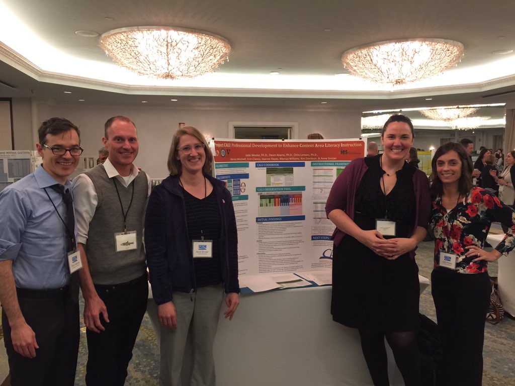 devin_kearns's tweet photo. The #ProjectCALI team sharing data at #PCRC!!! @NeagSchool @vupeabody @ErinClancy33 @mamitch723 @LeslieA626 https://t.co/Ek5G5eDQtE