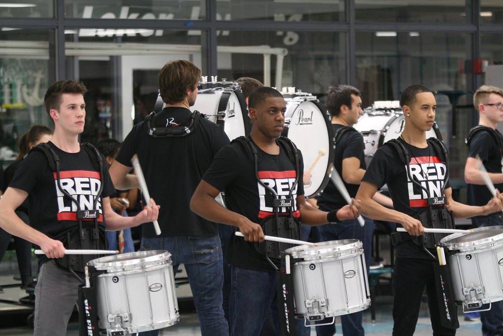 C_nolan4's tweet photo. Pumped for another show with Redline Percussion tomorrow! #wgitroy https://t.co/k7fobUq6Od