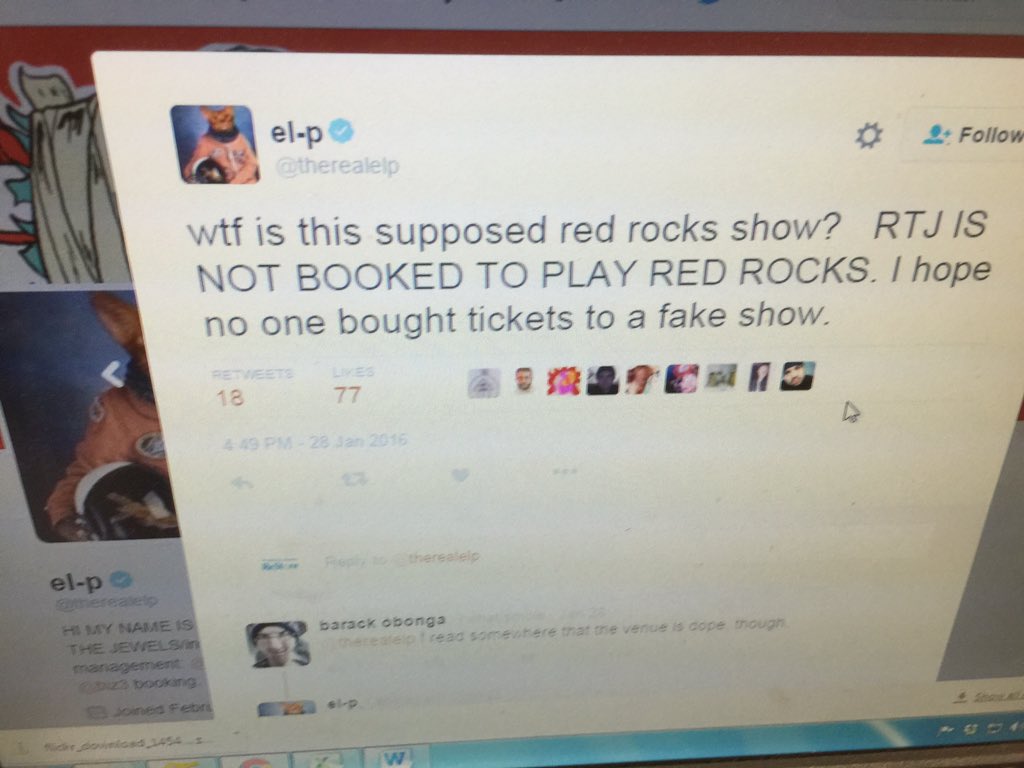 Boostwell_AYE's tweet photo. @KillerMike @therealelp this is hella bullshit. when y'all actually coming back out to red rocks? https://t.co/btwXsGxkSB