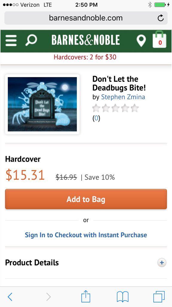 deadbugsbite's tweet photo. Don't Let the Dead Bugs Bite! Available at Barnes &amp; Noble! https://t.co/IM0bOePEjz https://t.co/K3EnMCyXN5