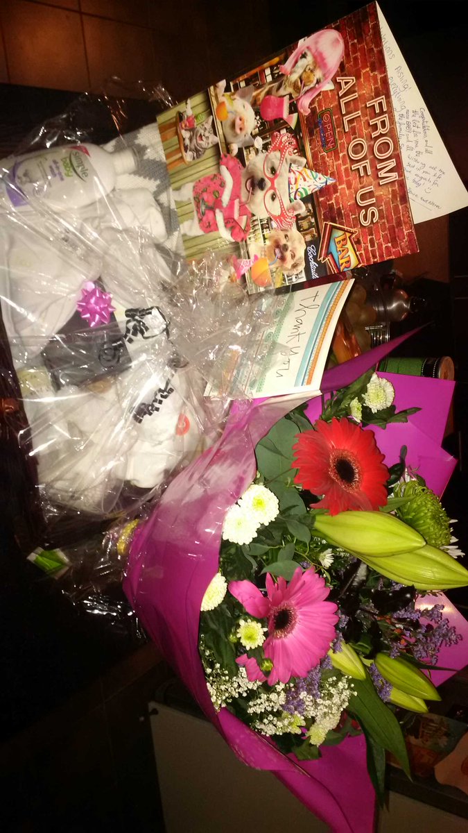 Thank you guys for your very kind words and gorgeous pressies #yourthebest