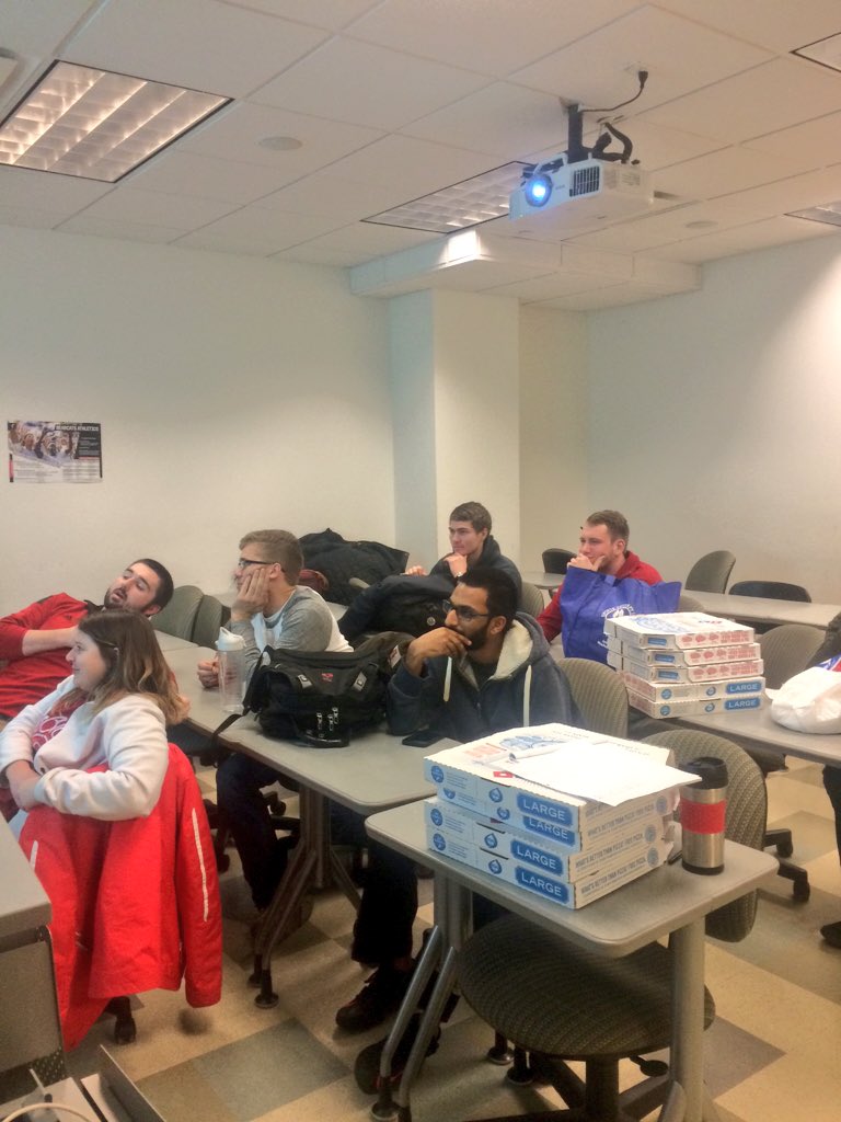 The officers of Caducea hard at work!