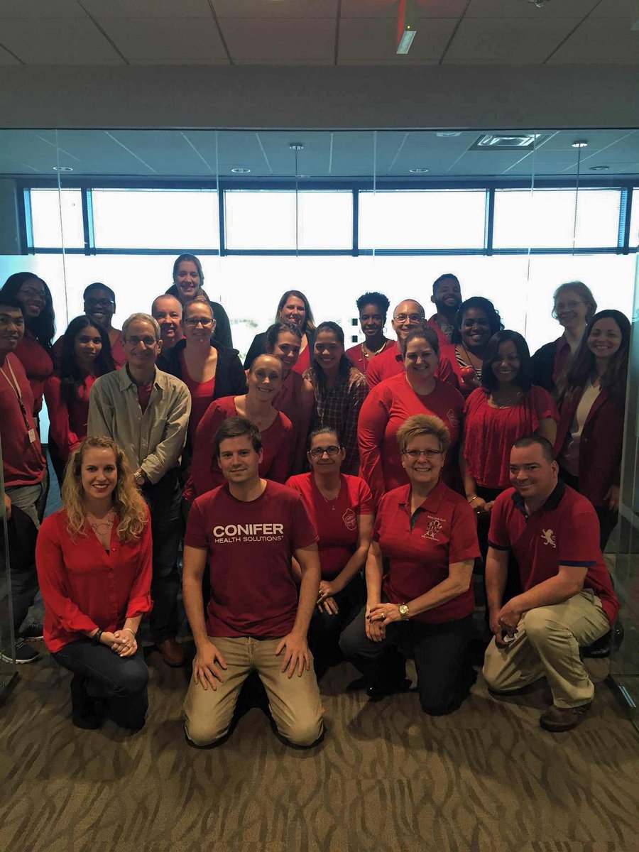 Illuminism's tweet photo. #GoRedConifer Conifer Patient Communications St. Petersburg, FL. https://t.co/SSTJLItqYB