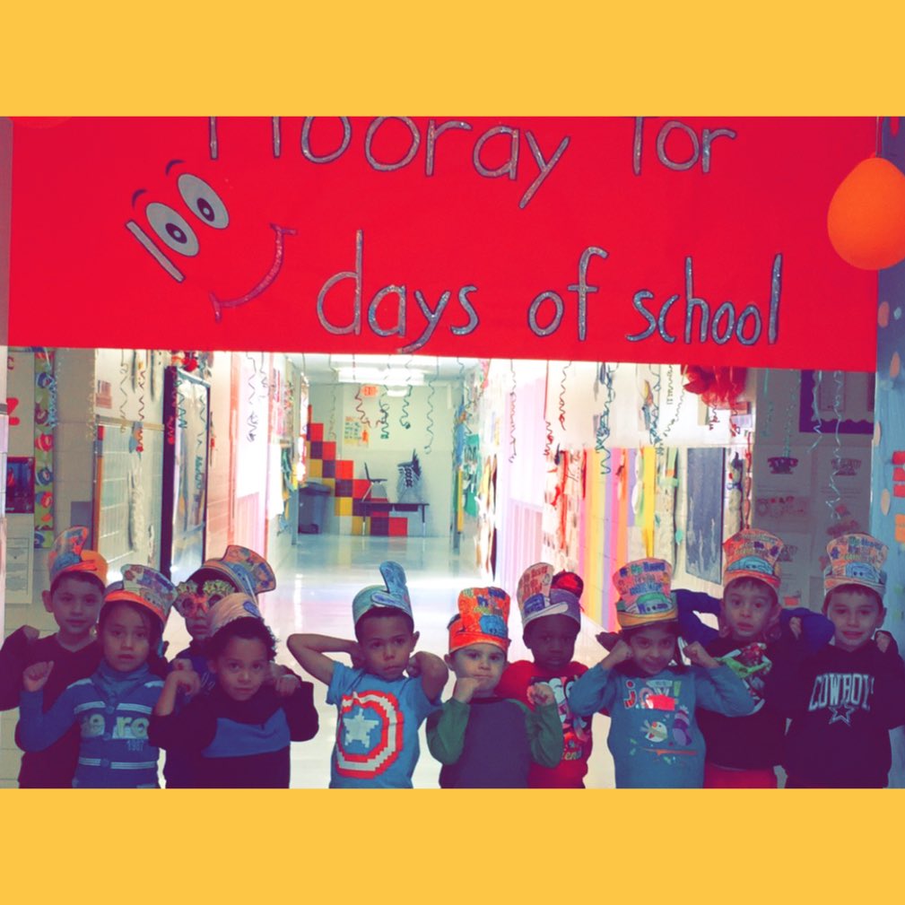 bradley_klopez's tweet photo. Celebrating 100 Days of school! #AMPreK #100DaysOfSchool #onlythestrongsurvive💪 #whatsyoursuperpower #teaching https://t.co/lVPCZ3p3WE