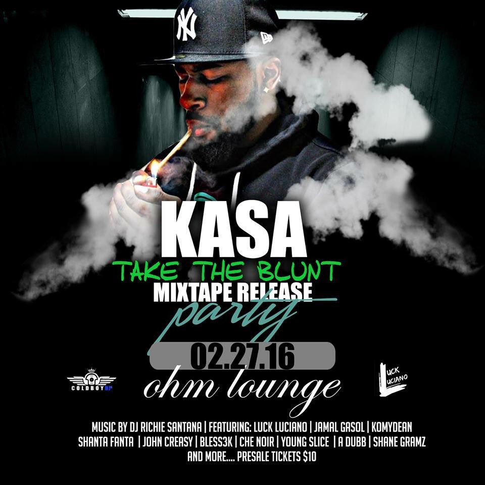 DJKASA36's tweet photo. MIXTAPE RELEASE PARTY #KASATAKETHEBLUNT
948 Main St. Buffalo NY
DM FOR INFO @GoGreenLuck
#GoGreen #YMG #ColdBoyDjs https://t.co/KRvKTwv4vV