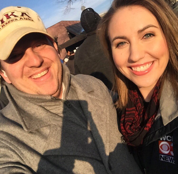 jess_kunz's tweet photo. Always good to see an old friend from the statehouse! @EdCrossWANDTV https://t.co/kbMt0kRwMD