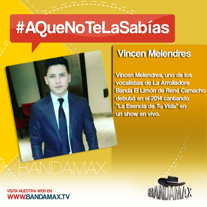 TvBandamax's tweet photo. #AQueNoTeLaSabias de @vincenelnino de @Arrolladora https://t.co/v08DqoJLUi