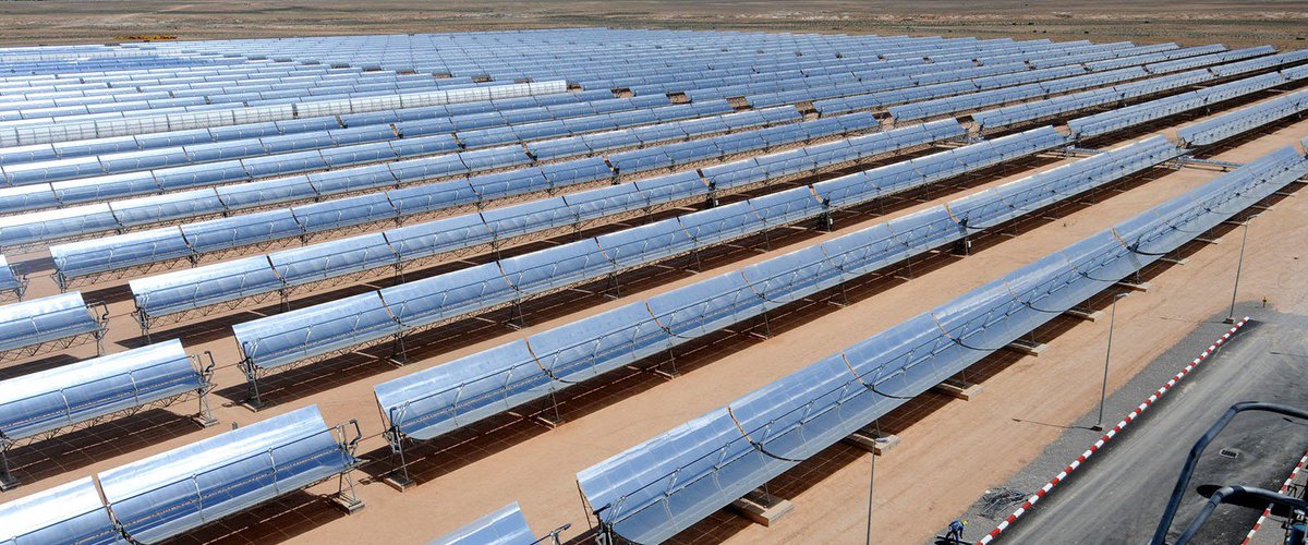 inhabitat's tweet image. Morocco switches on phase one of the world&apos;s largest solar plant. inhabitat.com/morocco-switch…