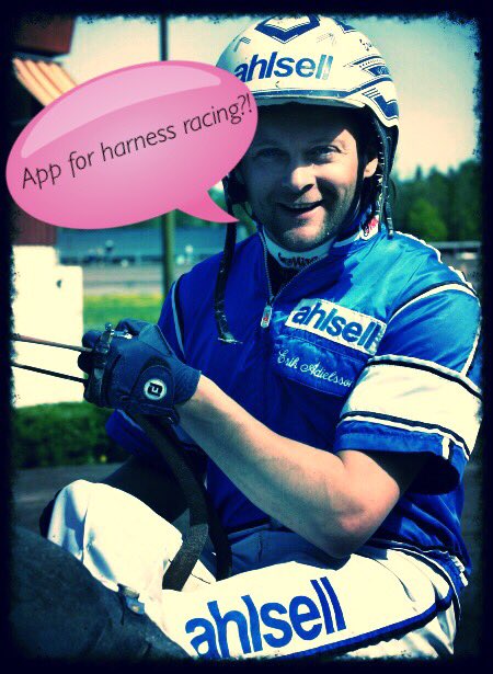 MobilDevFi's tweet photo. Do you want everything about harness racing to your iPhone with support to three languages? #ravit #trav #harness https://t.co/FIR9XELKpz
