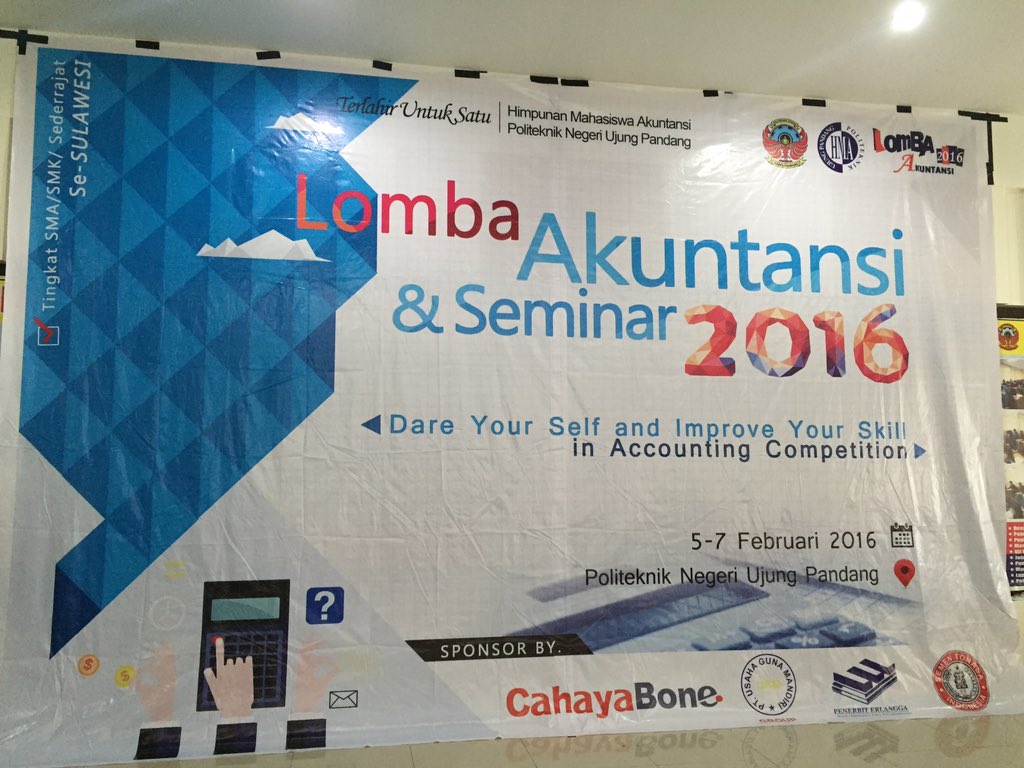 LOMBA AKUNTANSI DAN SEMINAR 2016 HMA-PNUP