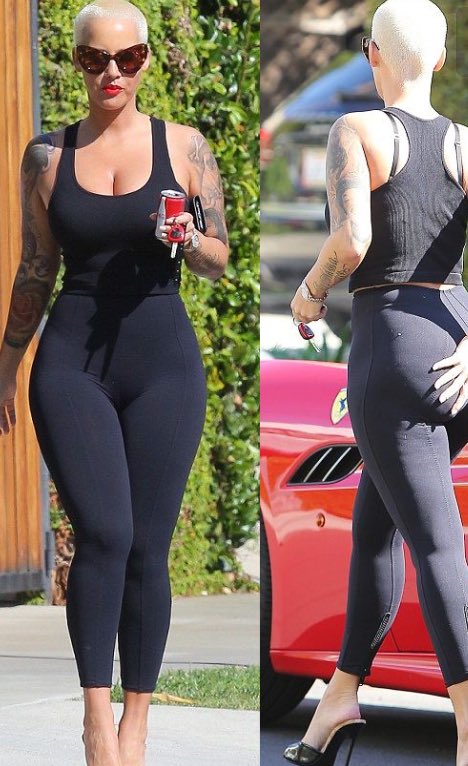 Yasmiiincmm's tweet photo. #Amberrose killing it, in this all black attire #fashion #slay #style  #fashionista #blogger https://t.co/wFmXNGMMbN