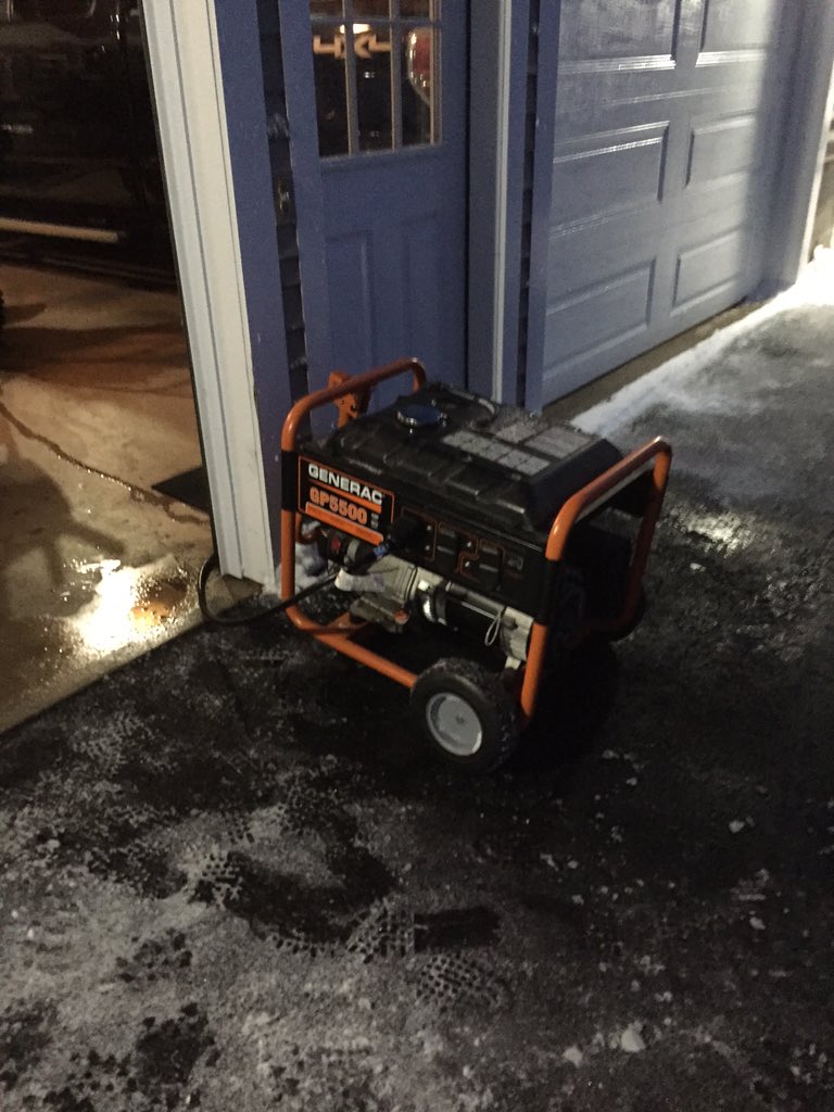 UAOrganizer550's tweet photo. Power's out but the heat is on thanks to @Generac - haven't needed it for a while &amp; it started right up! https://t.co/PAIyn922NR