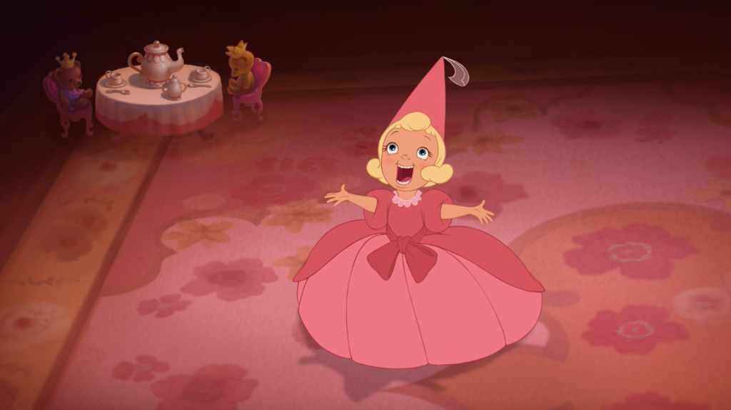 Disney's tweet photo. "Look at my new dress! Isn't it pretty?" https://t.co/jQEQkaxBKd
