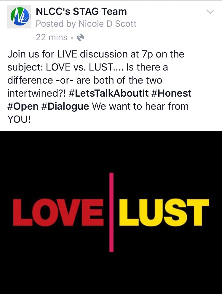 nlccstag's tweet photo. Meet us in FB on our page (NLCC's STAG Team) for LIVE discussion @ 7p https://t.co/s2is4MHoGT