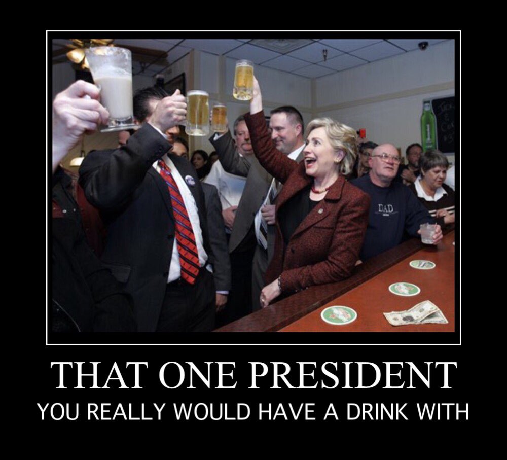 CitizensFedUp's tweet photo. It's been a hard week but extremely successful time for a beer
====>#HillaryHasExperience & ❤️<==== https://t.co/T5lJHcunFG