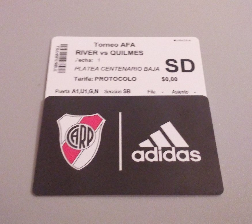 codigoriver's tweet photo. #RiverPlate Los que quieran las PLATEAS vs Quilmes, tienen que SEGUIRNOS y hacer RT. El domingo 12hs sale ganador. https://t.co/qZPLqmIE7j