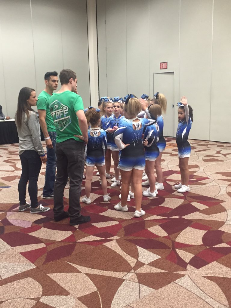 Cubs are ready for Day 1 at Cheer America Nationals!!  #CHEERAMERICA #heartofachamp