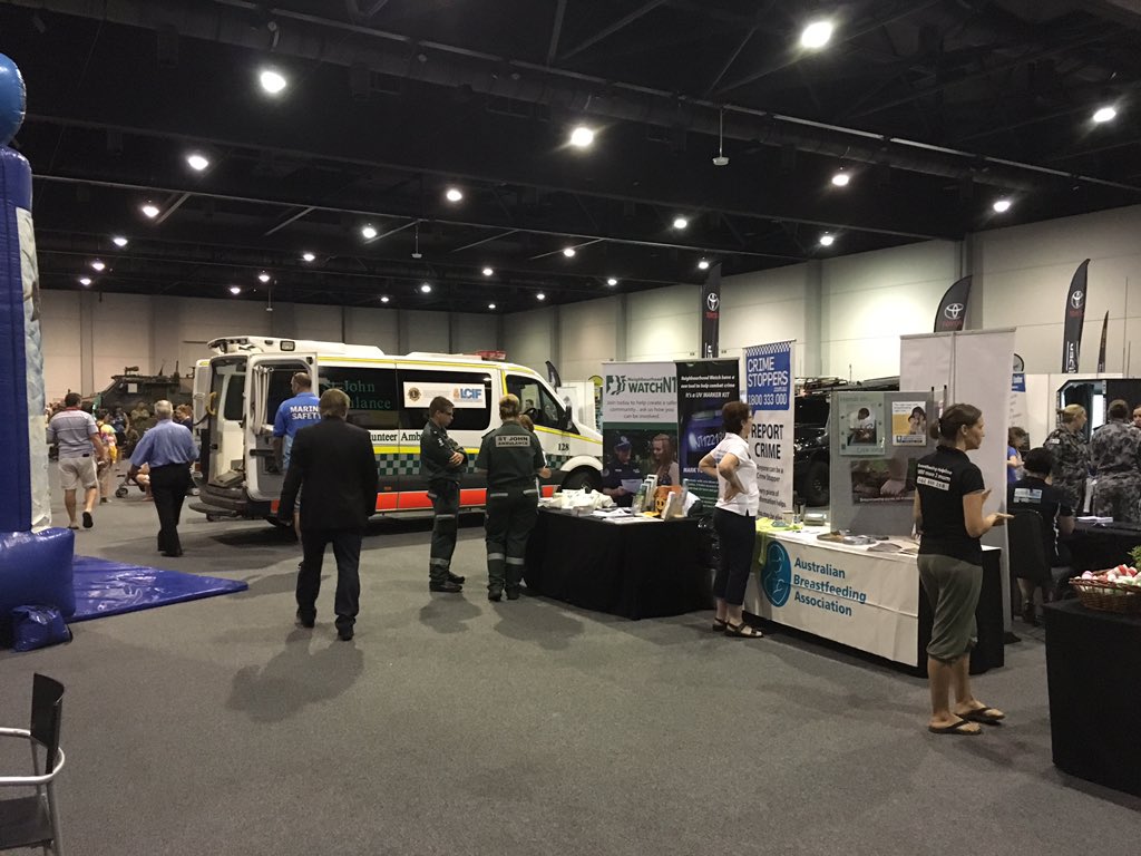 COS_1st_Bde's tweet photo. Huge Defence Community Organisation event at Darwin Convention Centre for families today... Come on down https://t.co/35kIUETQtR