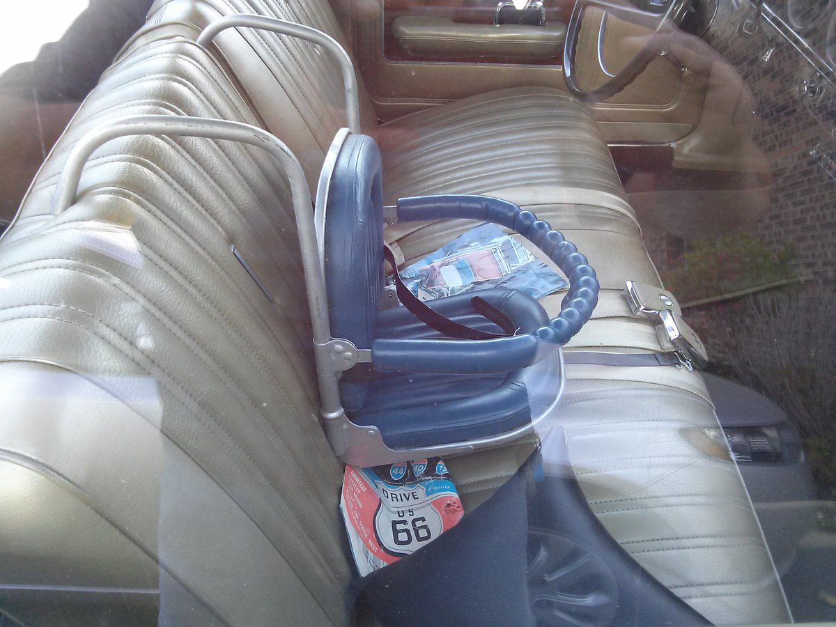 Time to bring back the old fashioned car seats for youngin's! So much more portable than the new ones!