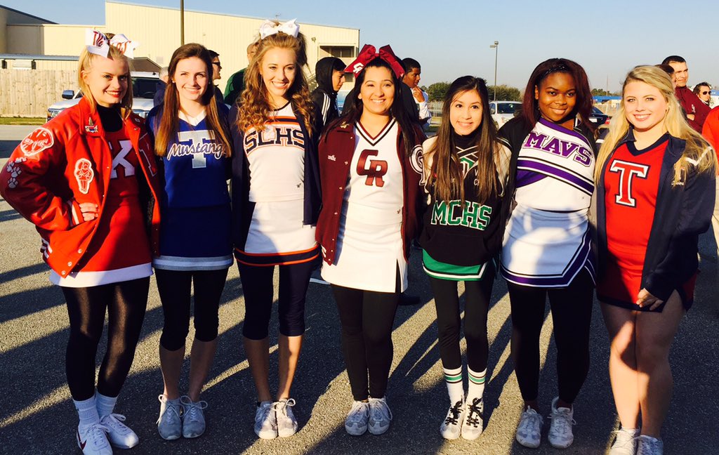 EberlyLorraine's tweet photo. Fun at the katy isd groundbreaking. What an honor for my team to be represented by their senior captain! #mrhscheer https://t.co/t3xNfsHgxR