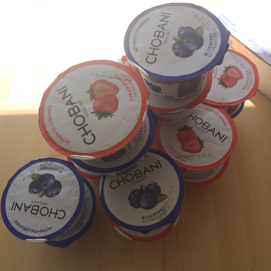 wanderingstore's tweet photo. Thank you @chobaniau for the  free yogurt fill this morning, our team and I enjoyed them #chobani #adelaide https://t.co/VeXaPNnyRb