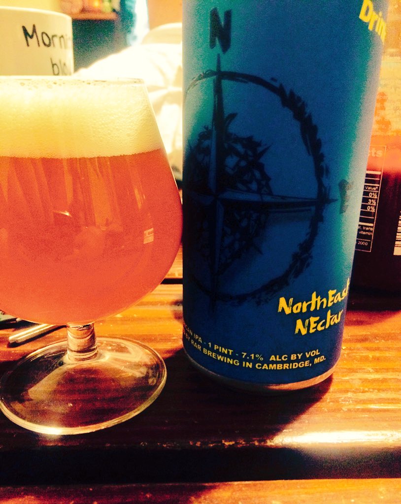 CraftBeertender's tweet photo. That @rarbrew North East Nectar  tho! Ya'll are killin it, gaining Hype and backing it up!Thanks again @OldLineBeer https://t.co/7EnvziGBdG